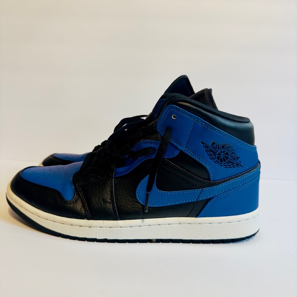 Nike Air Jordan 1 Mid Hyper Royal 2021 - Men's Size 10